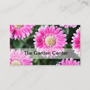 Tarjeta De Visita Diseño de flores del centro de jardín