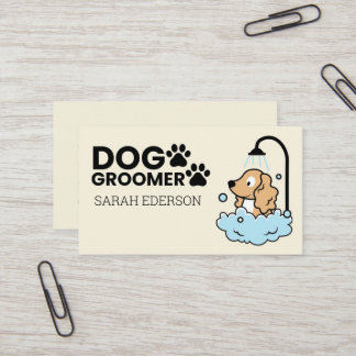 Tarjeta De Visita Diseño de garras de perro, crianza de perros