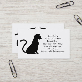 Tarjeta De Visita Diseño de gato