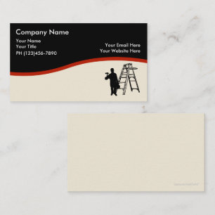 Tarjeta De Visita Diseño de House Painter