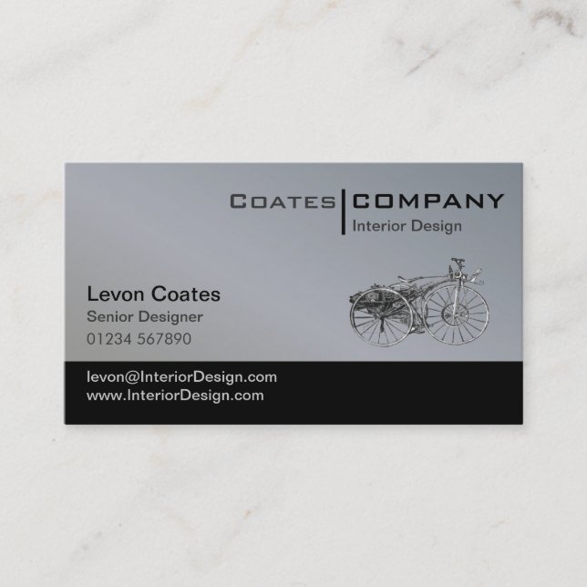 Tarjeta De Visita Diseño de interiores Cree su propio (Anverso)