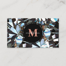 Tarjeta De Visita Diseño de joyas de diamantes de lujo