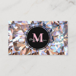 Tarjeta De Visita Diseño de joyas de diamantes de lujo
