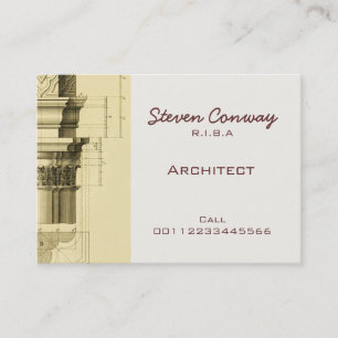 Tarjeta De Visita Diseño de la arquitectura gótica del ~ del
