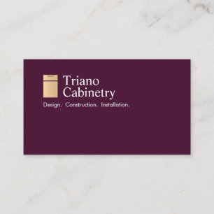 Tarjeta De Visita Diseño de la cabaña de cocina