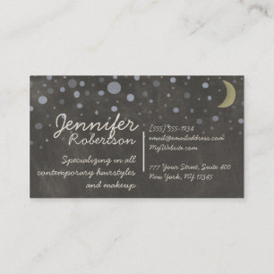 Tarjeta De Visita Diseño de la pizarra del vintage con las estrella