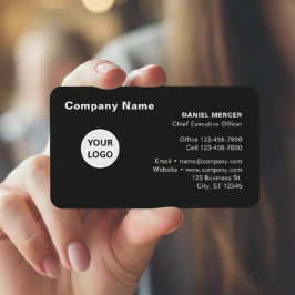 Tarjeta De Visita Diseño de Logo Profesional Moderno