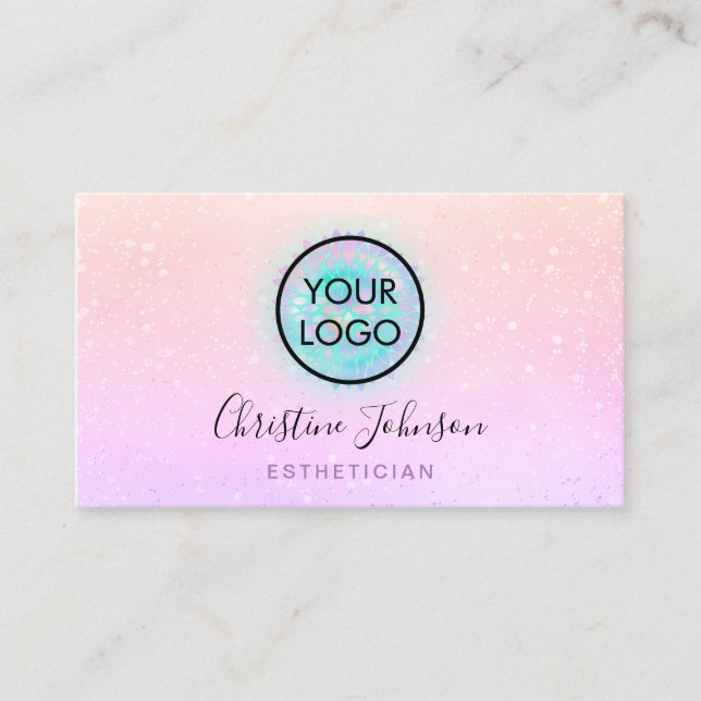 Tarjeta De Visita diseño de logotipo estético (Anverso)