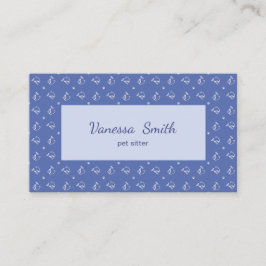 Tarjeta De Visita Diseño de los animales de mascotas de los gatos