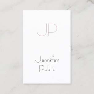 Tarjeta De Visita Diseño de lujo creativo monograma elegante
