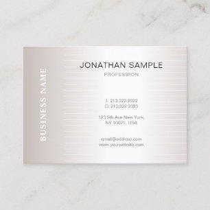 Tarjeta De Visita Diseño de lujo elegante simple moderno y trendy