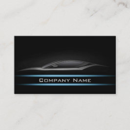 Tarjeta De Visita Diseño de luminosidad de la línea cian Minimalista