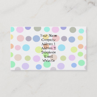 Tarjeta De Visita Diseño de lunares
