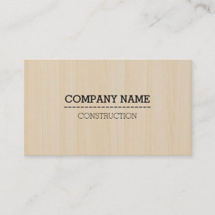 Tarjeta De Visita Diseño de madera profesional