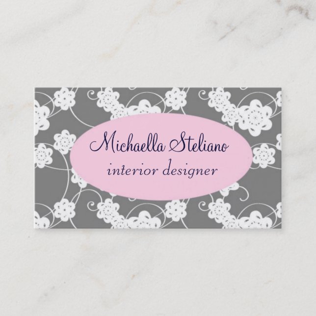 Tarjeta De Visita Diseño de Michaella (Anverso)