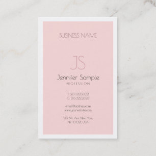 Tarjeta De Visita Diseño de monograma creativo y elegante, lujo senc