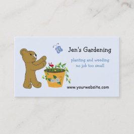 Tarjeta De Visita Diseño de negocio de jardín lindo