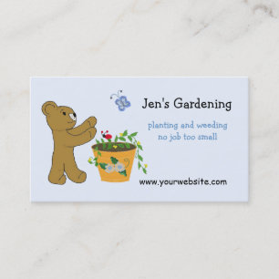 Tarjeta De Visita Diseño de negocio de jardín lindo