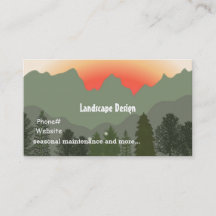 Diseño de paisaje al amanecer