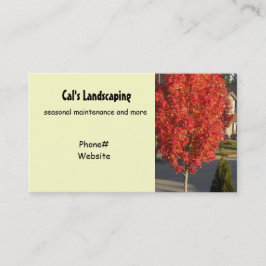 Tarjeta De Visita Diseño de paisajismo