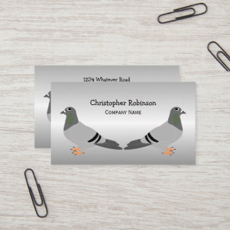 Tarjeta De Visita Diseño de paloma personalizado
