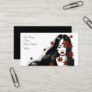 Tarjeta De Visita Diseño de pelo