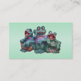 Tarjeta De Visita Diseño de ranas