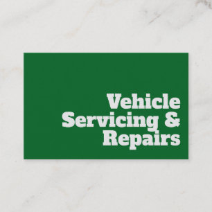 Tarjeta De Visita Diseño de servicios y reparaciones de vehículos au