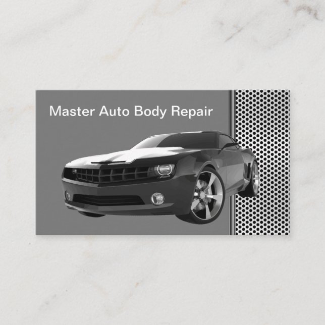 Tarjeta De Visita Diseño de suciedad de cuerpo automático de Guay (Anverso)