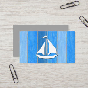 Tarjeta De Visita Diseño de temática náutica