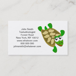 Tarjeta De Visita Diseño de Tortuga