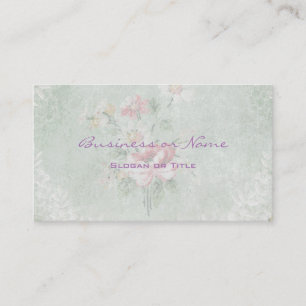 Tarjeta De Visita Diseño de vintage para Rosas con poco sabor