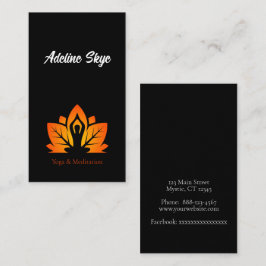 Tarjeta De Visita Diseño de yoga