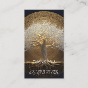 Tarjeta De Visita Diseño del Árbol de la Vida   Árbol de Luz Eterna