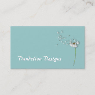 Tarjeta De Visita Diseño del diente de león
