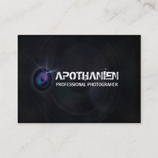 Tarjeta De Visita Diseño del fotógrafo