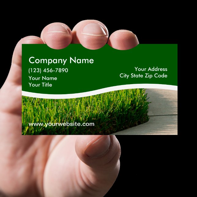 Tarjeta De Visita Diseño del servicio de jardín de vecindad (Subido por el creador)