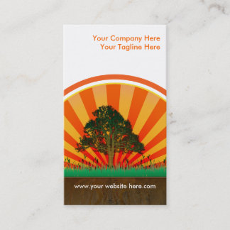 Tarjeta De Visita diseño del verano