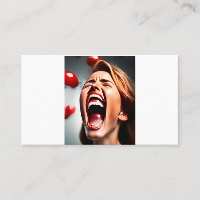 Tarjeta De Visita Diseño divertido para personalizados (Anverso)