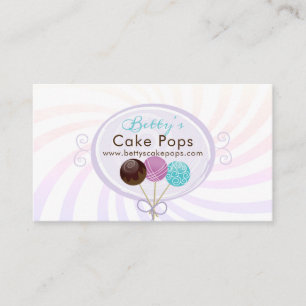 Tarjeta De Visita Diseño elegante de la panadería del estallido de