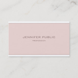 Tarjeta De Visita Diseño elegante minimalista Moda moderna de lujo