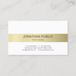 Tarjeta De Visita Diseño elegante minimalista moderno y trendy