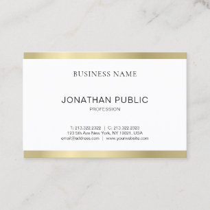 Tarjeta De Visita Diseño elegante minimalista profesional sencillo