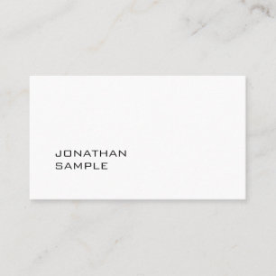 Tarjeta De Visita Diseño elegante moderno minimalista simple y moder