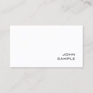 Tarjeta De Visita Diseño elegante moderno profesional simple llano