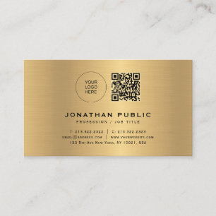 Tarjeta De Visita Diseño elegante moderno Tu Personalizado Texto Dor