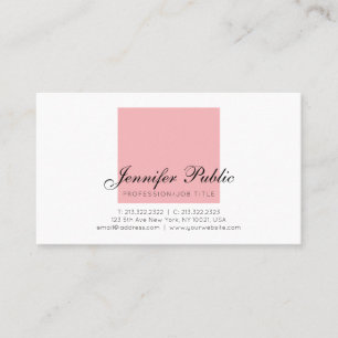 Tarjeta De Visita Diseño elegante profesional creativo sencillo y mo