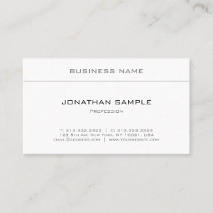 Tarjeta De Visita Diseño elegante profesional sencillo y moderno