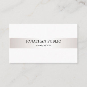 Tarjeta De Visita Diseño elegante profesional sencillo y moderno