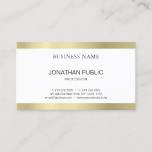 Tarjeta De Visita Diseño elegante profesional y elegante de diseño l